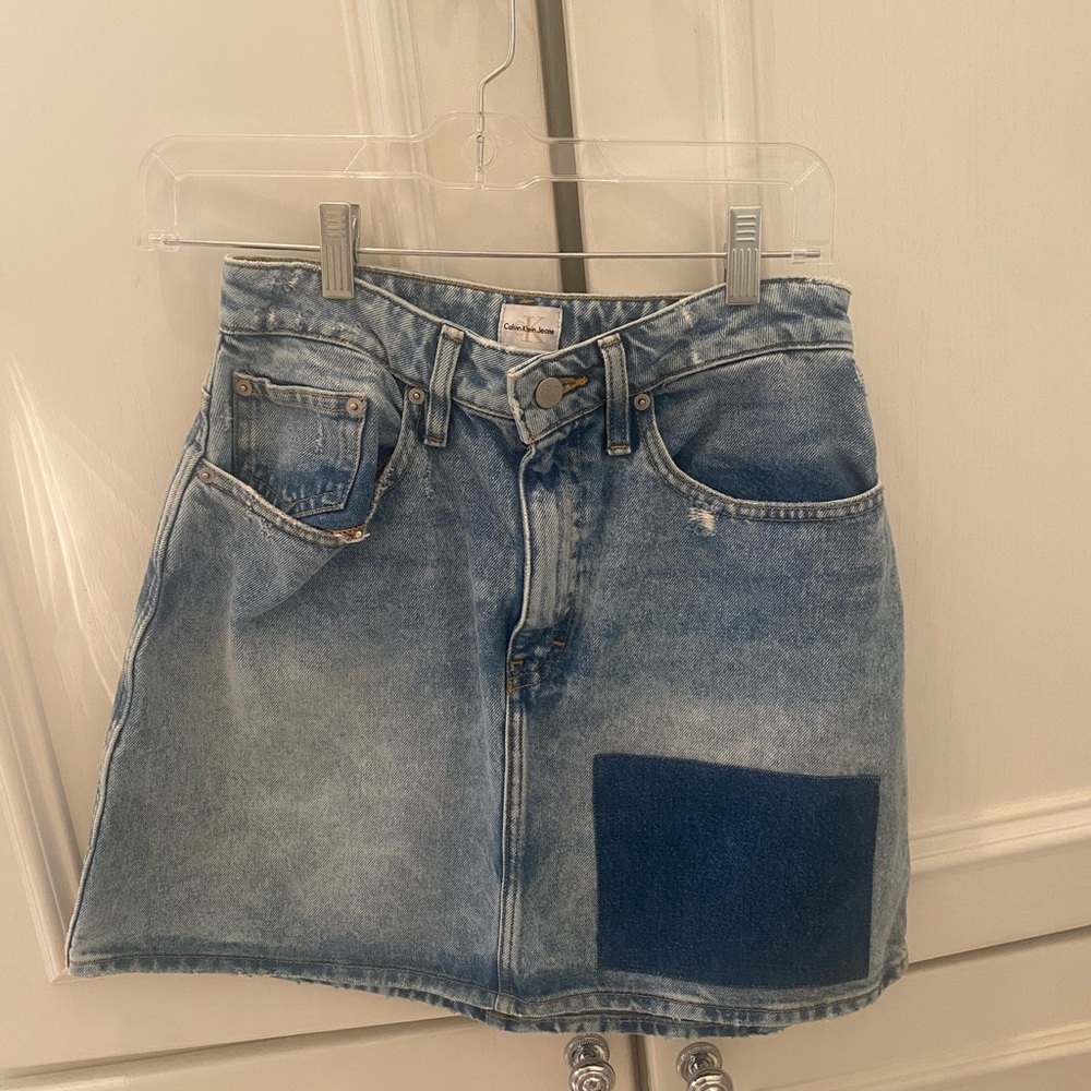 Calvin Klein jeans denim skirt